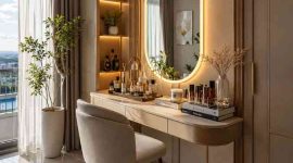 Jasa Meja Rias Apartemen Jakarta Anti Sempit Custom Cepat