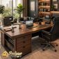 Jasa Meja Kantor Notaris Depok Profesional Elegan