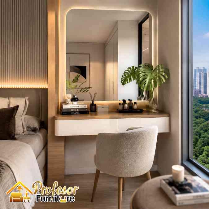Jasa Meja Rias Apartemen Tangerang Space-Saving Anti Sempit