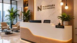Vendor Meja Resepsionis Kantor Tangerang Desain Profesional