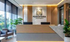 Jasa Meja Resepsionis Kantor Bogor built-in kabel rapi