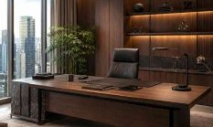 Jasa Meja Direksi Depok Nuansa CEO Modern Premium