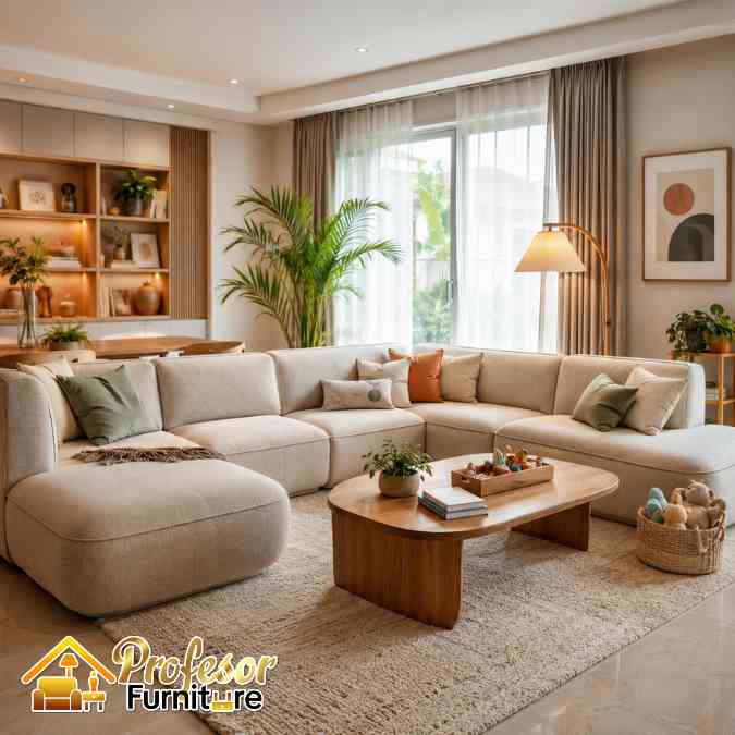 Pesan Jasa Sofa Modular Jakarta Tahan Gores & Ramah Anak