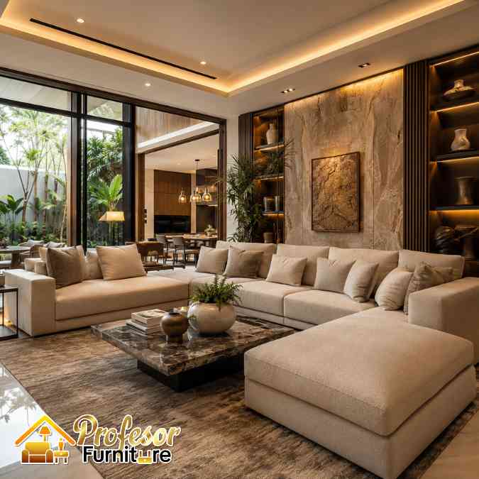 Spesialis Sofa Modular Bekasi Leter L Ala Sultan