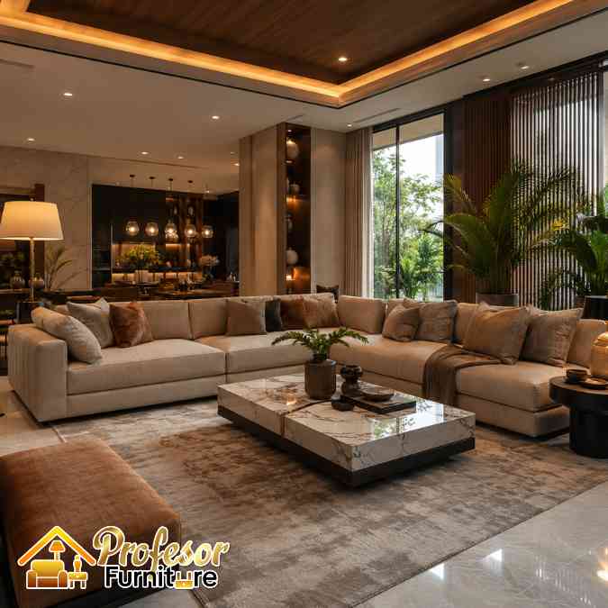 Spesialis Sofa Modular Bekasi Leter L Ala Sultan