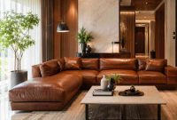 Jasa Sofa Modular Depok Kulit Asli Mewah & Anti Kelupas