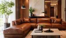 Jasa Sofa Modular Depok Kulit Asli Mewah & Anti Kelupas