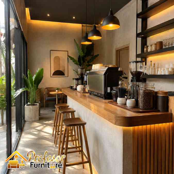 Jasa Meja Barista Cafe Bekasi Ruang Sempit Estetik
