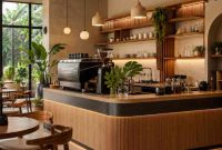 Jasa Meja Barista Cafe Bogor Custom HPL Awet!