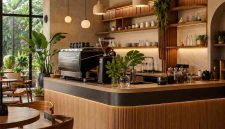 Jasa Meja Barista Cafe Bogor Custom HPL Awet!